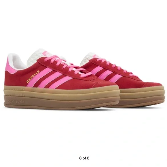 adidas gazelle silver green womens Adidas Womens Gazelle Bold Shoes  Extra Butter